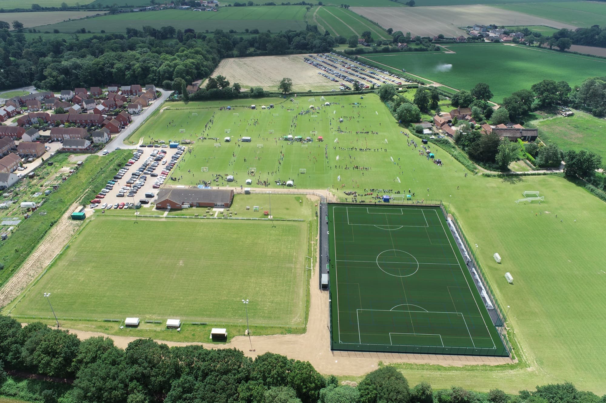 The 3G arena alongside the grass pitches