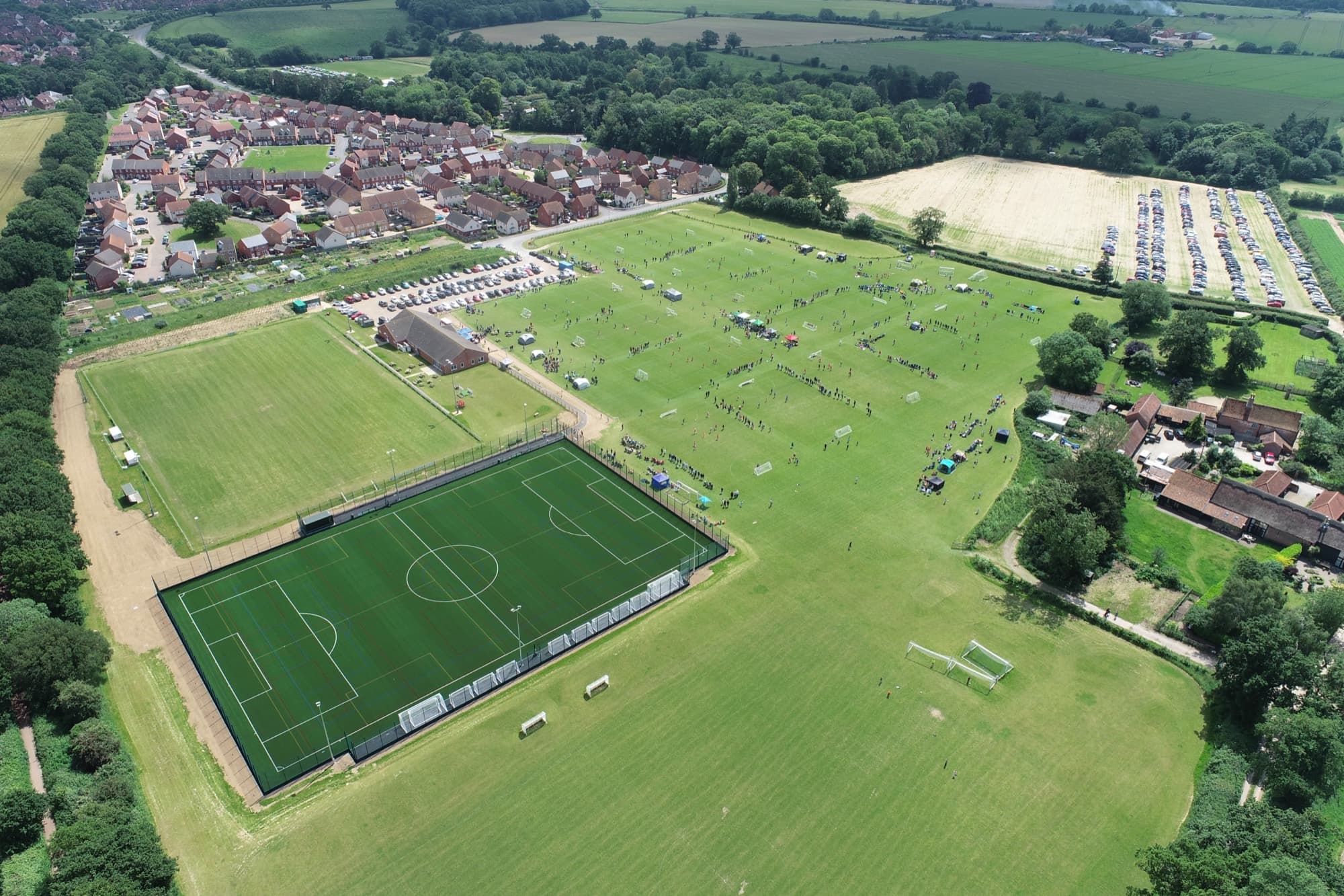 Overhead view of the 3G arena